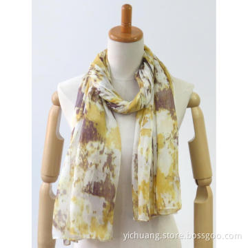 newest colorful long classic printing fashion gift scarf
